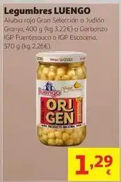 Alcampo Luengo - legumbres oferta