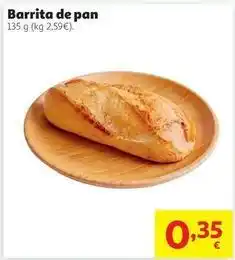 Alcampo Barrita de pan oferta