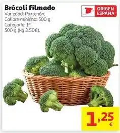 Alcampo Origen - brócoli filmado oferta