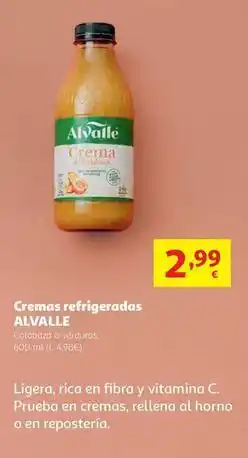 Alcampo Alvalle - cremas refrigeradas oferta