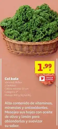 Alcampo Origen - col kale oferta