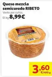 Alcampo Queso mezcla semicurado oferta