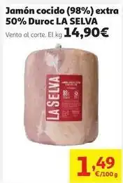 Alcampo La selva - jamon cocido oferta