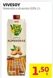 Alcampo Pascual - vivesoy almendra o almendra oferta