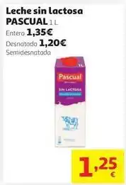 Alcampo Pascual - leche sin lactosa oferta