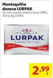 Alcampo Lurpak - mantequilla danesa oferta