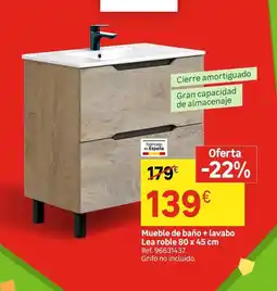 Leroy Merlin Lea - mueble de bano+ lavabo oferta