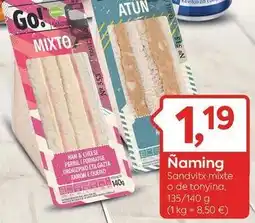 Suma Supermercados Naming - sandvitx mixte o de tonyina oferta