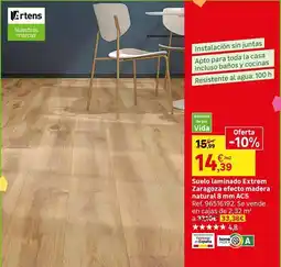 Leroy Merlin Home - suelo laminado extrem zaragoza efecto madera natural a emm ac5 oferta