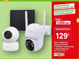 Leroy Merlin Solo - pack vigliancia cienna interior + pain noir mortizada + pain reto oferta