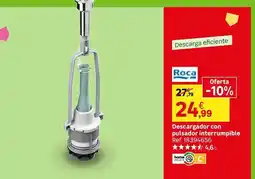 Leroy Merlin Roca - descargador con pulsador interpumpible oferta