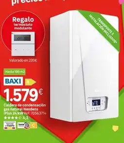 Leroy Merlin Baxi - caldera de condensación gas natural oferta