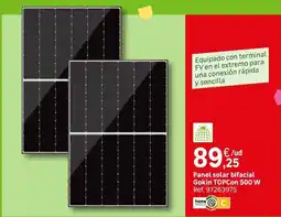 Leroy Merlin Solar - panel bf facial oferta