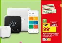 Leroy Merlin Home - termostato inteligente calblade + placa tado oferta