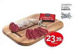 Condis Subirats - llonganissa de pages oferta
