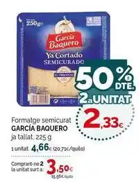 Condis García baquero - formatge semicurat oferta