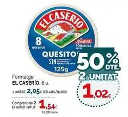 Condis El caserío - formatge oferta