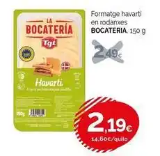 Condis Bocatel - formatge havarti en rodanxes oferta