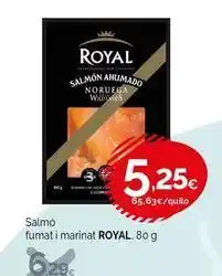 Condis Royal - salmó fumat i marinat oferta