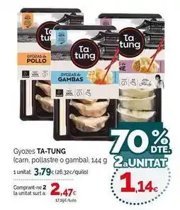 Condis Ta tung - gyozas oferta