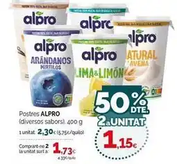 Condis Alpro - postres oferta