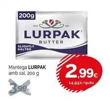 Condis Lurpak - mantega oferta