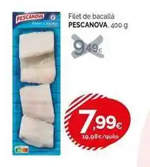 Condis Pescanova - filet de bacalla oferta