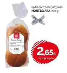 Condis Pa brioix d'hamburguesa oferta