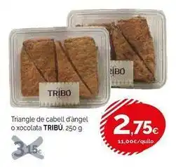Condis Triangle de cabell d'angel o xocolata oferta