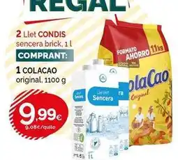 Condis Condis - 2 llet sencera oferta