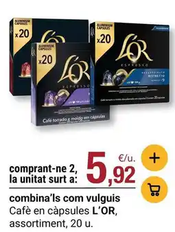 BonpreuEsclat L'or - cafe en capsules assortiment oferta