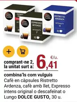BonpreuEsclat Dolce gusto - cafe en capsules ristretto oferta