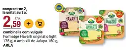 BonpreuEsclat Arla - formatge havarti original o light o amb xili de jalapa oferta