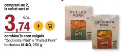 BonpreuEsclat Midó - cochiniti o pulled pork barbacoa oferta