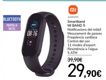 Carrefour Mi Xiaomi Smartband Ml Band 5 oferta