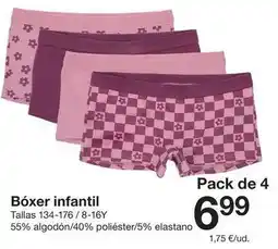Zeeman Zeeman - bóxer infantil oferta