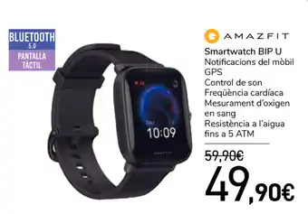 Carrefour Amazfit Bip U Smartwatch oferta
