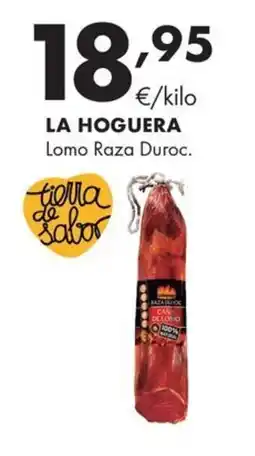 Supermercados Lupa La Hoguera lomo raza duroc oferta
