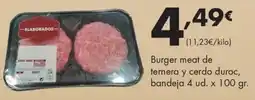 Supermercados Lupa Burger meat de ternera y cerdo duroc oferta