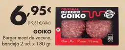 Supermercados Lupa Goiko burger meat oferta