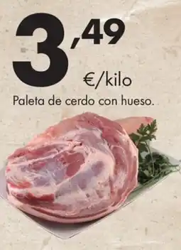 Supermercados Lupa Paleta de cerdo con hueso oferta