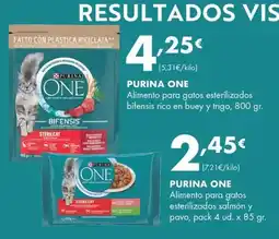 Supermercados Lupa Purina One alimento para gatos esterilizados bifensis rico en buey y trigo oferta