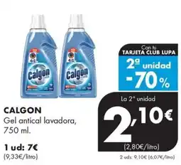 Supermercados Lupa Calgon gel antical lavadora oferta