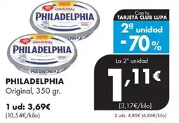 Supermercados Lupa philadelphia original oferta
