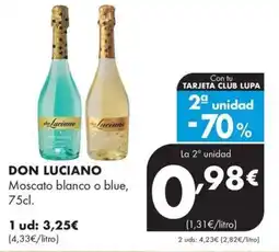 Supermercados Lupa Don Luciano Moscato blanco o blue oferta