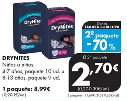 Supermercados Lupa DryNites pyjama pants oferta