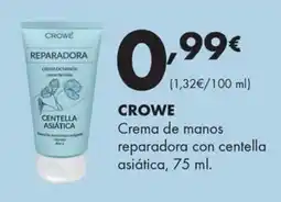 Supermercados Lupa Crowe crema de manos reparadora con centella asiática oferta