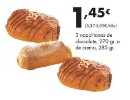 Supermercados Lupa 3 napolitanas de chocolate oferta