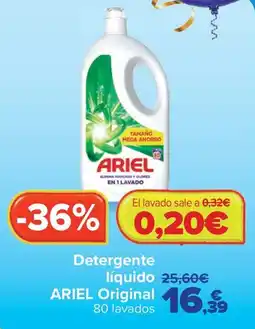 Carrefour Detergente líquido ARIEL Original oferta