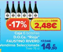 Carrefour Faustino rivero vendimia seleccionada oferta